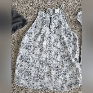 Dressy Black & White Top